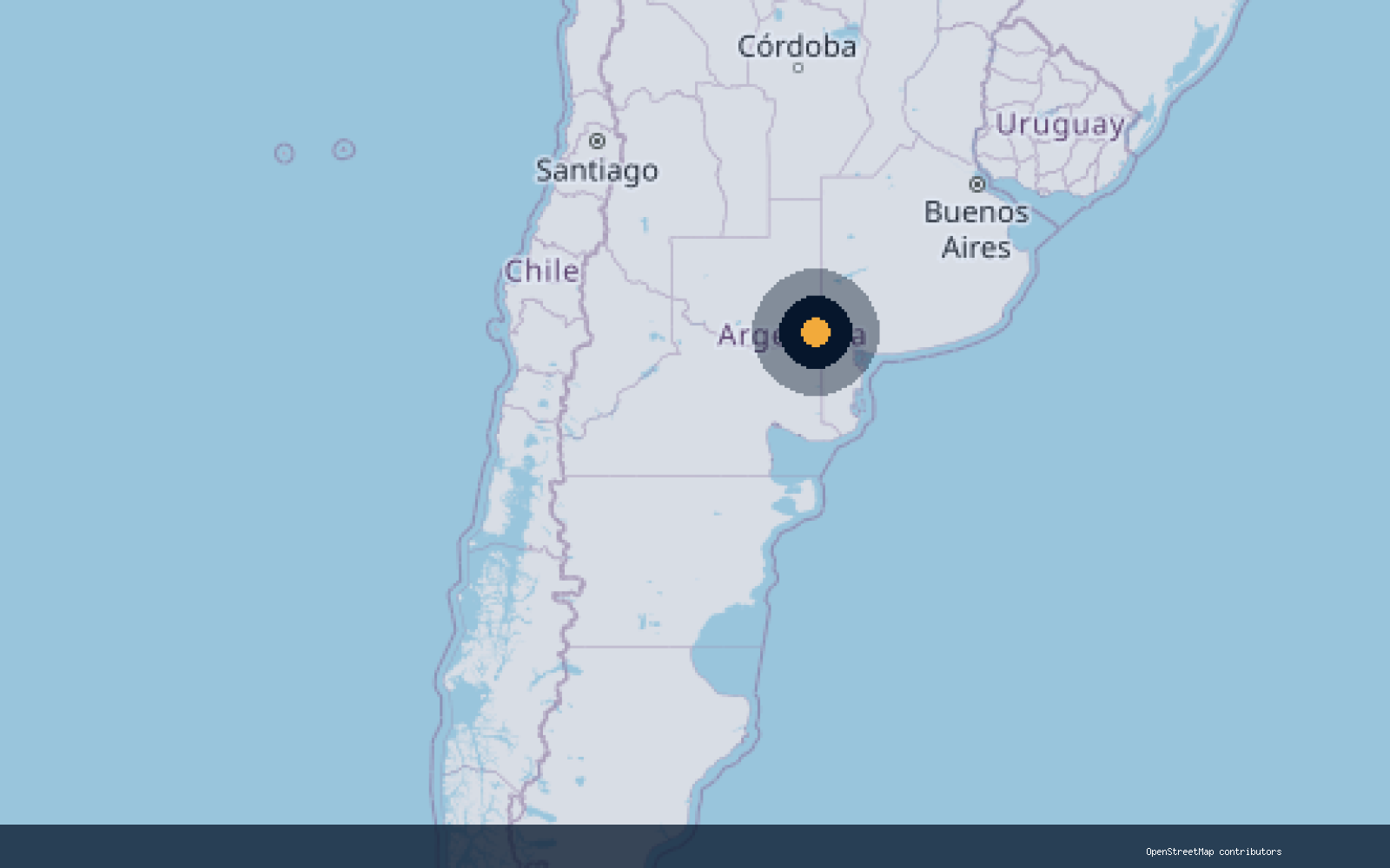 Mapa de Argentina
