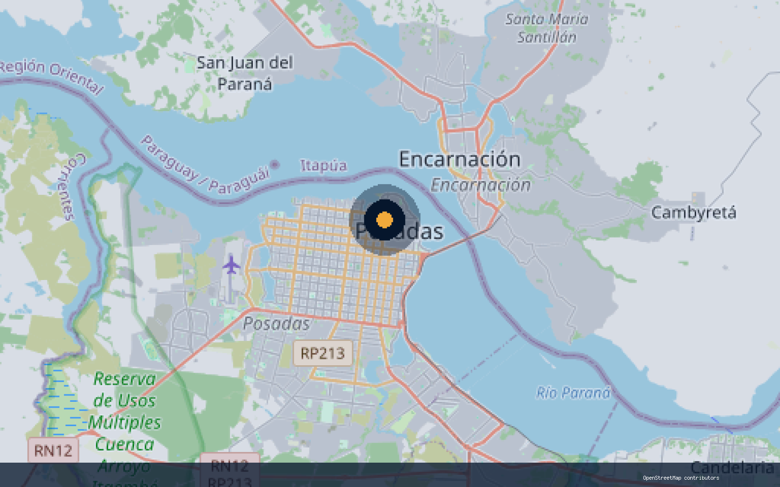 Mapa de Posadas